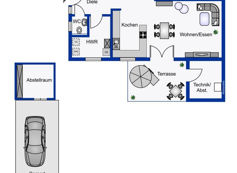 Bungalow zum Kauf 359.000 € 3 Zimmer 92 m² 404 m² Grundstück frei ab 01.09.2026 Großenwiehe 24969