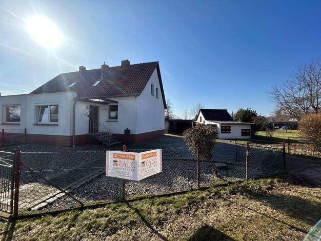 Doppelhaushälfte zum Kauf 160.000 € 3 Zimmer 75 m² 890 m² Grundstück Siedlungsweg 8 Elbingerode Ahrenshagen-Daskow 18320