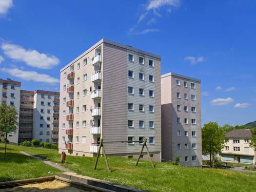 Wohnung zur Miete 529 € 3 Zimmer 77,1 m² 6. Geschoss frei ab 30.10.2026 Brockhauser Weg 60 Plettenberg Plettenberg 58840