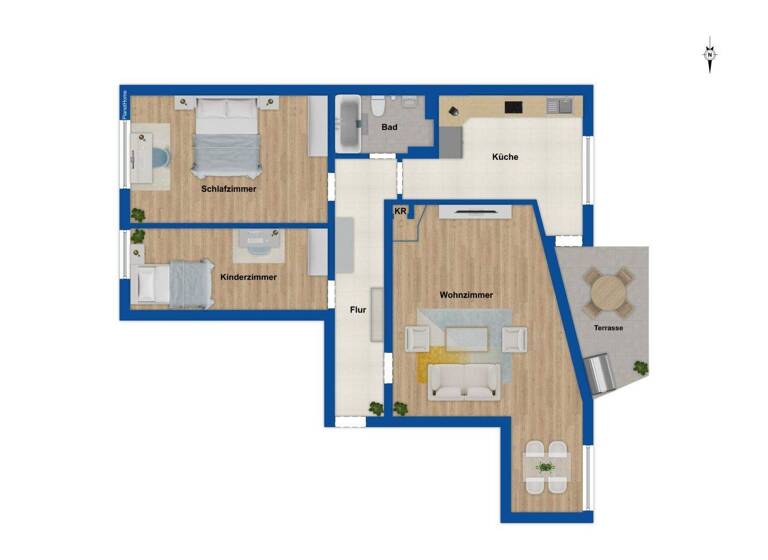 Wohnung zum Kauf 469.000 € 3,5 Zimmer 100,1 m² Südweststadt Karlsruhe 76137