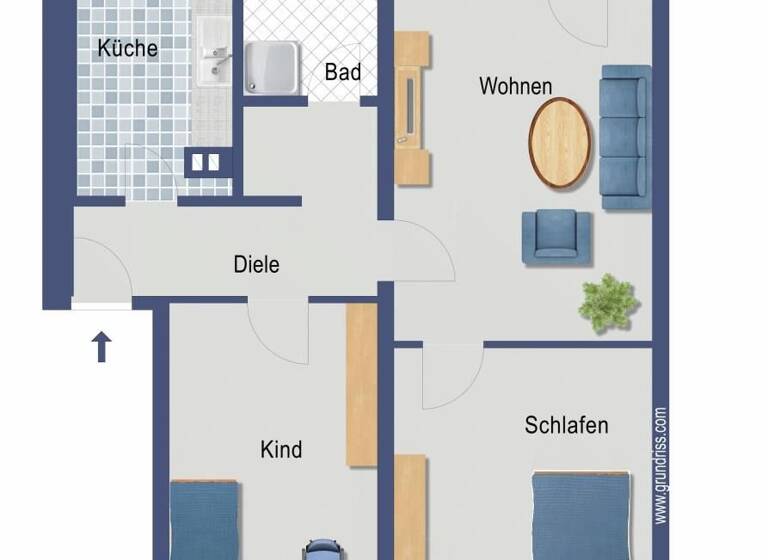 Wohnung zum Kauf provisionsfrei 172.000 € 3 Zimmer 68 m²<br/>Wohnfläche EG<br/>Geschoss Wilhelm-Warsch-Straße 7 Kaster Bedburg 50181