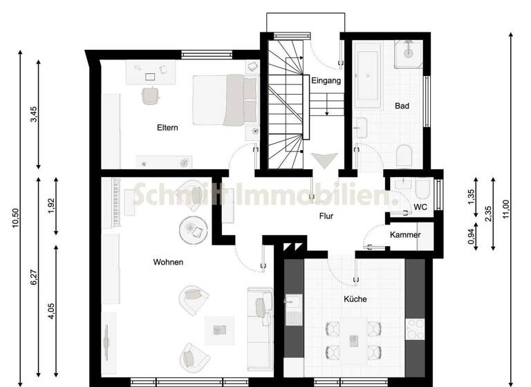 Mehrfamilienhaus zum Kauf 469.000 € 6 Zimmer 241 m²<br/>Wohnfläche 735 m²<br/>Grundstück Schwanheim Frankfurt am Main 60529