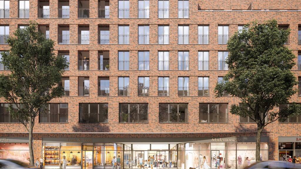 Praxisfläche zur Miete - Erstbezug 35 € 11 Zimmer 428 m² Bürofläche teilbar von 10 m² bis 210 m² FUHLSBÜTTLER STRAßE 138-140 Barmbek-Nord Hamburg 22305