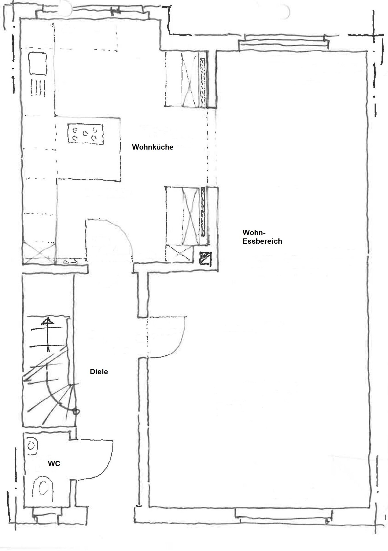 Reihenmittelhaus zur Miete 2.300 € 7 Zimmer 150 m²<br/>Wohnfläche 250 m²<br/>Grundstück ab sofort<br/>Verfügbarkeit Unterrath Düsseldorf / Unterrath 40468