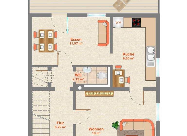 Doppelhaushälfte zum Kauf 180.000 € 5 Zimmer 108 m² 402 m² Grundstück Thalfang 54424