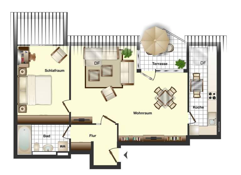 Wohnung zum Kauf 169.000 € 2 Zimmer 65 m² Mettmann Mettmann / Auf der Höhe 40822