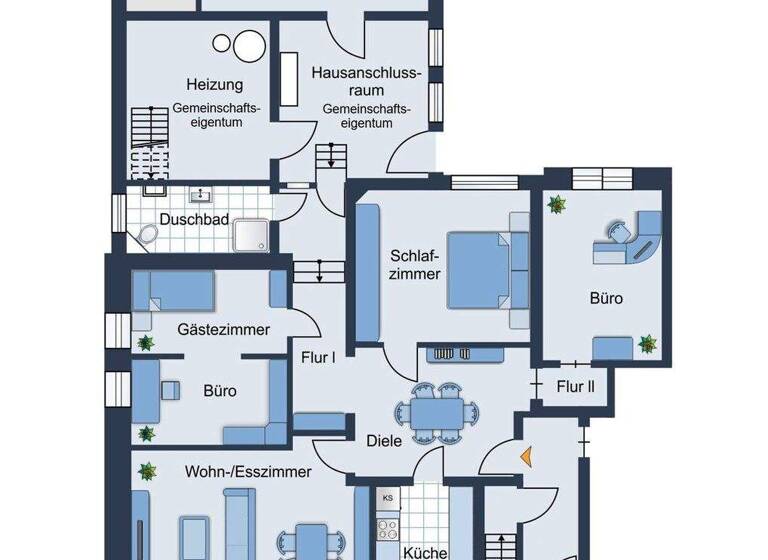 Wohnung zum Kauf 219.000 € 4 Zimmer 116 m² frei ab sofort Heiligenfelde Syke 28857
