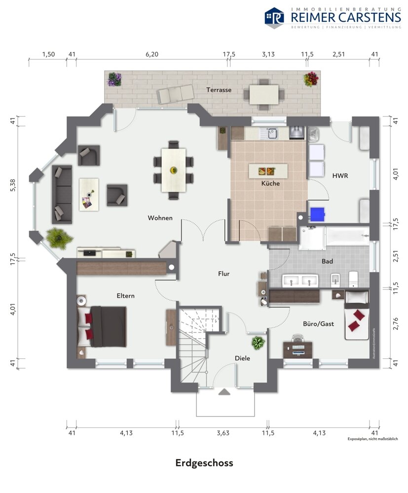 Einfamilienhaus zum Kauf 619.000 € 7 Zimmer 211,6 m²<br/>Wohnfläche 942 m²<br/>Grundstück Fockbek 24787