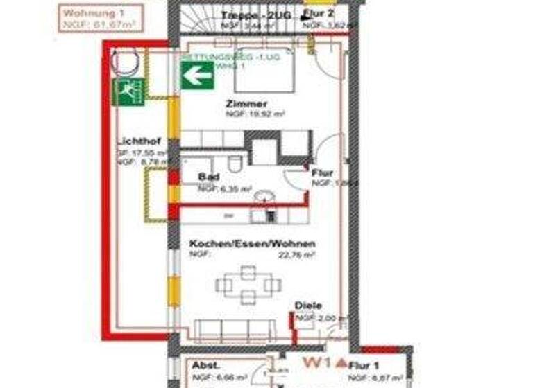 Studio zur Miete 850 € 2 Zimmer 61,7 m² frei ab 01.06.2026 Lahr Lahr/Schwarzwald 77933