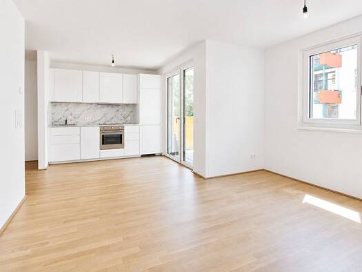 Wohnung zur Miete - Erstbezug 955 € 2 Zimmer 47,4 m² 3. Geschoss Leystraße Wien,Brigittenau 1200