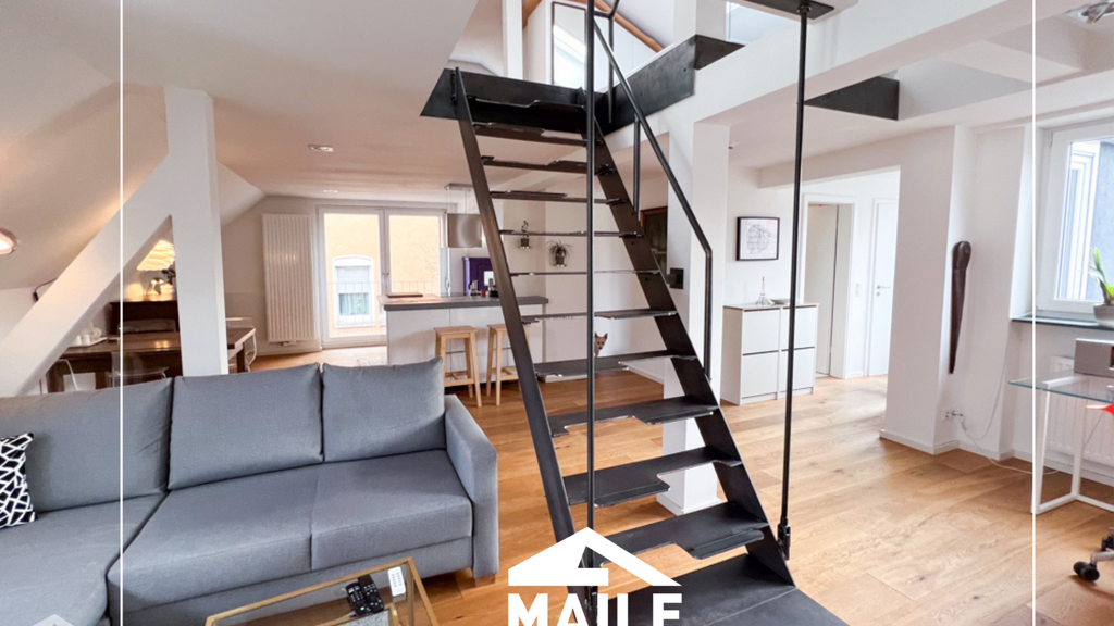 Maisonette zum Kauf 590.000 € 2 Zimmer 81 m² 4. Geschoss frei ab sofort Adlerstraße 21 Süd Stuttgart 70199