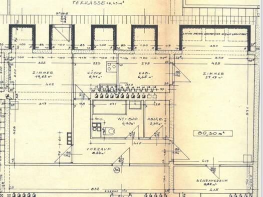 Wohnung zur Miete 1.590 € 2 Zimmer 80,3 m² 5. Geschoss Ruthnergasse Wien 1210