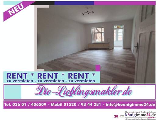 Wohnung zur Miete 729 € 4 Zimmer 138 m² 1. Geschoss frei ab sofort Mühlhausen Mühlhausen/Thüringen 99974