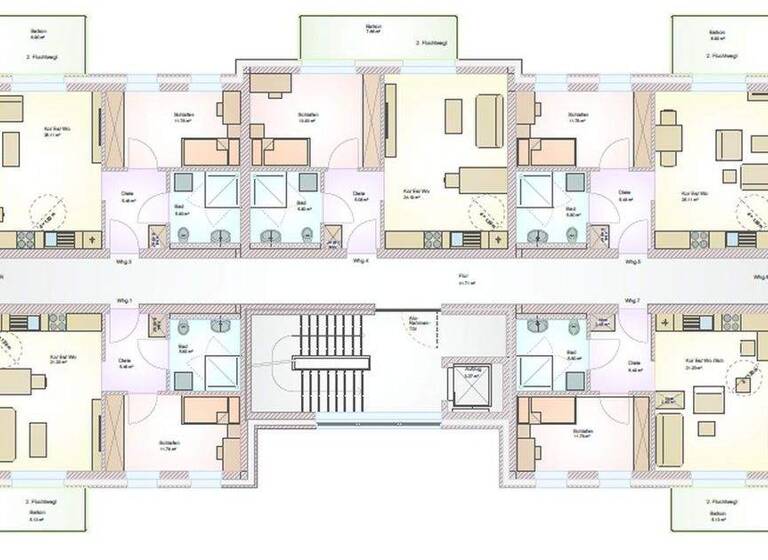 Studio zur Miete - Erstbezug 520 € 1 Zimmer 45 m² EG Schaffnergasse Neuenkirchen Neuenkirchen-Vörden 49434