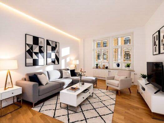 Wohnung zur Miete 749 € 2 Zimmer 55 m² 1. Geschoss frei ab 15.01.2026 Wielandstr. 12 Altlindenau Leipzig 04177