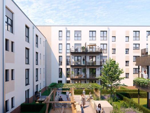 Wohnung zum Kauf - Neubau provisionsfrei 349.900 € 2 Zimmer 54 m² 2. Geschoss Lilli-Marx-Str. 36 Benrath Stadtbezirk 9 40597