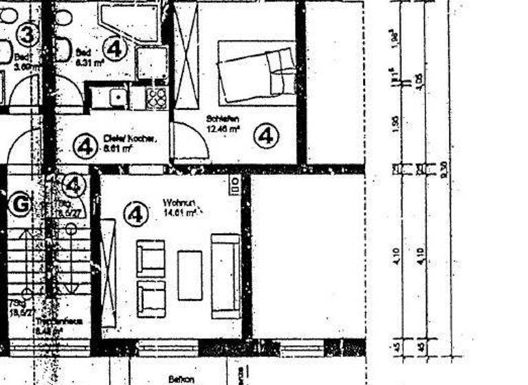 Wohnung zum Kauf 185.000 € 2,5 Zimmer 78,1 m² 1. Geschoss Emmerich Emmerich am Rhein 46446