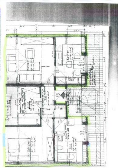 Wohnung zur Miete 410 € 3 Zimmer 80 m² Dachgeschoss frei ab sofort Weißenfels Weißenfels 06667