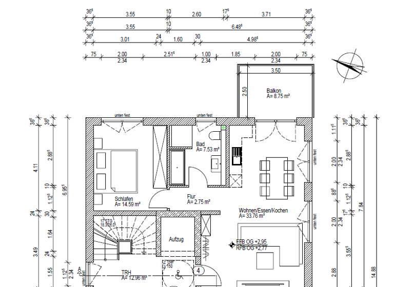 Wohnung zum Kauf - Erstbezug 457.700 € 2 Zimmer 67,4 m² 3. Geschoss Friedberg 61169