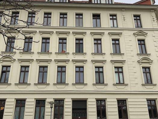 Wohnung zur Miete 526 € 2 Zimmer 57,8 m² 2. Geschoss Eilenburger Straße 16 Reudnitz-Thonberg Leipzig 04317