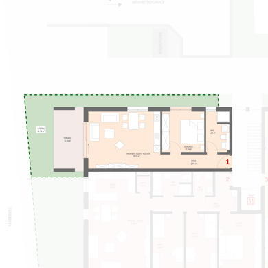 Wohnung zum Kauf provisionsfrei 327.000 € 2 Zimmer 59,2 m² EG Kanderweg Binzen 79589