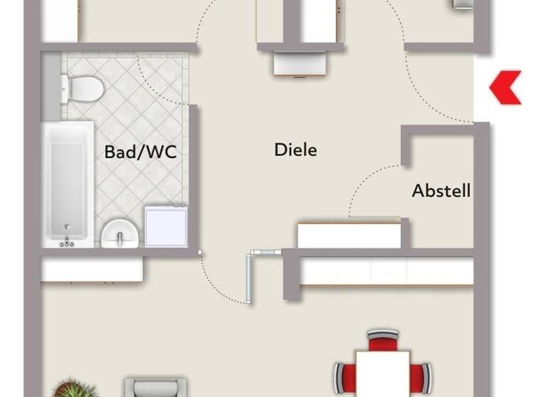 Wohnung zum Kauf 259.000 € 3 Zimmer 81,3 m²<br/>Wohnfläche 2.<br/>Geschoss Dambach Fürth 90768