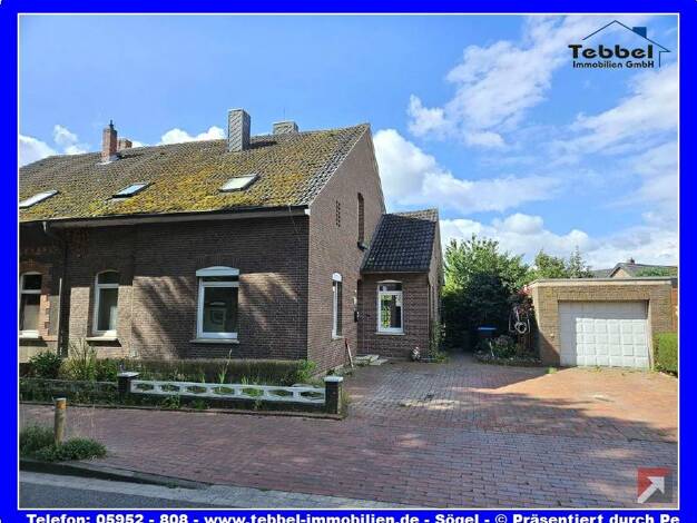 Doppelhaushälfte zum Kauf 209.000 € 5 Zimmer 135 m² 868 m² Grundstück Sögel Sögel 49751