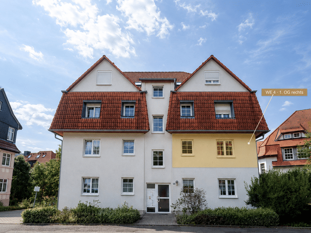 Wohnung zum Kauf 95.000 € 2 Zimmer 55,9 m² Geschoss 1/3 frei ab sofort Eisenacher Straße 29 Gotha Gotha 99867