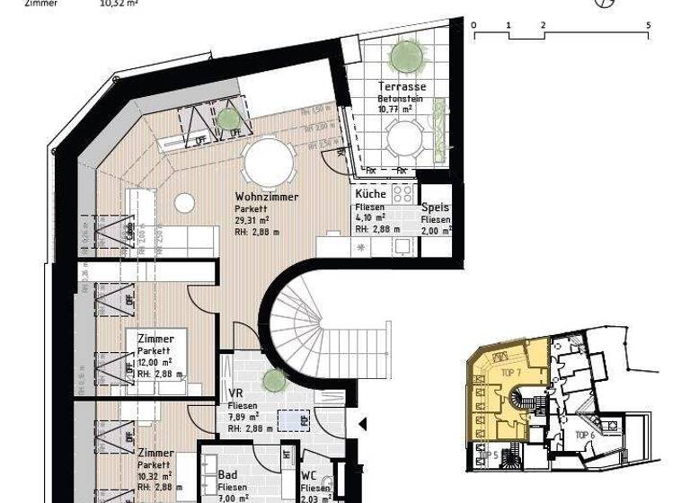 Wohnung zum Kauf 569.835 € 2 Zimmer 95,9 m² Bad Vöslau 2540