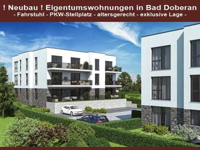 Wohnung zum Kauf provisionsfrei 319.000 € 3 Zimmer 78 m² Dachgeschoss, 2. Geschoss Kröpeliner Straße 5 Bad Doberan Bad Doberan 18209