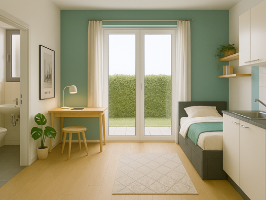 Studio zum Kauf - Erstbezug provisionsfrei 163.000 € 1 Zimmer 18,5 m² Friedrichshafen 88046