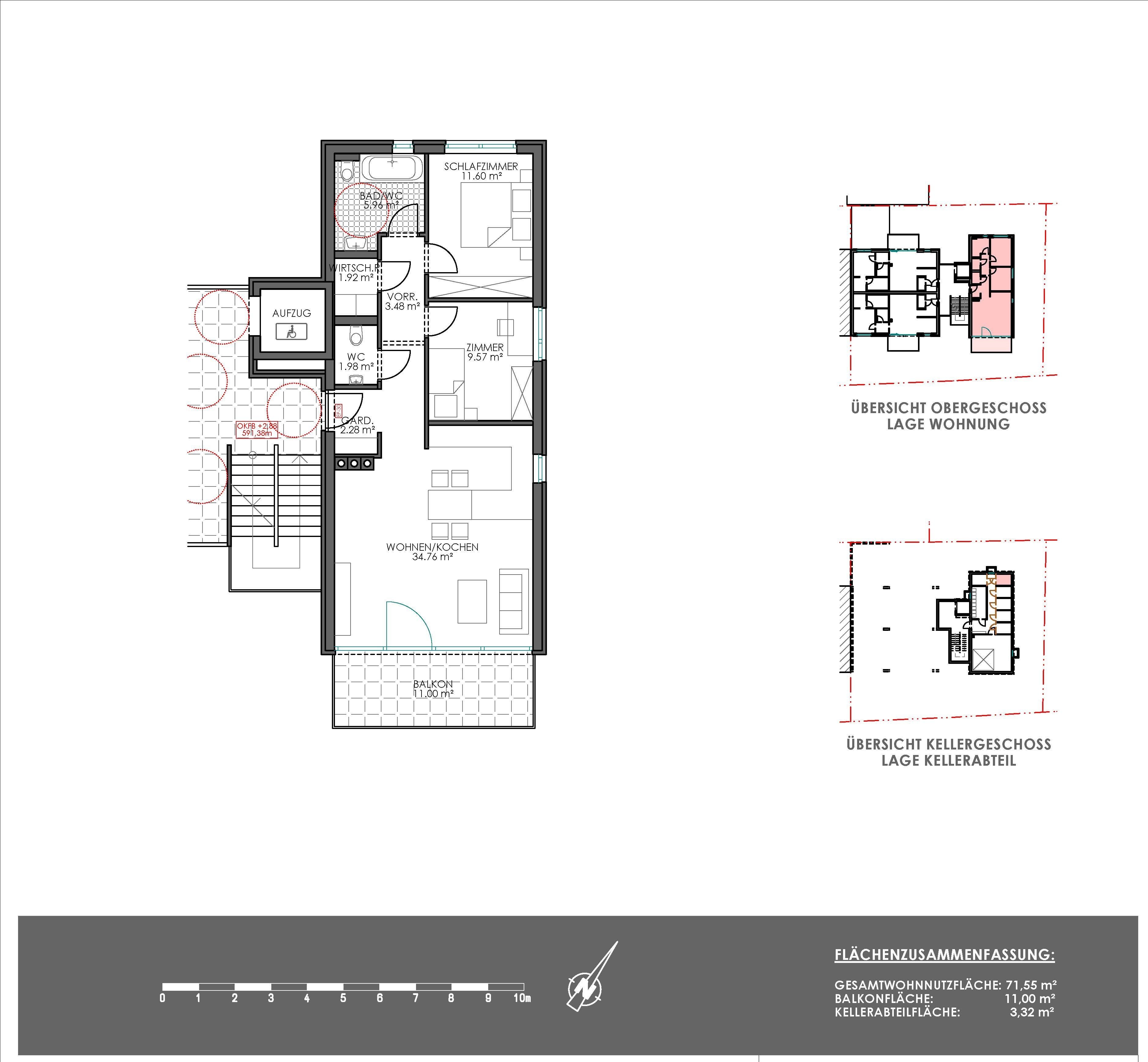 Wohnung zum Kauf als Kapitalanlage geeignet 471.600 € 3 Zimmer 71,6 m²<br/>Wohnfläche Hopfgarten im Brixental 6361