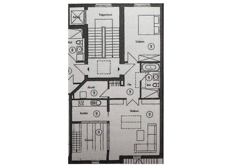 Wohnung zur Miete 990 € 2 Zimmer 72,6 m² 4. Geschoss frei ab 01.05.2026 August-Bebel-Straße 31 Südvorstadt Leipzig 04275
