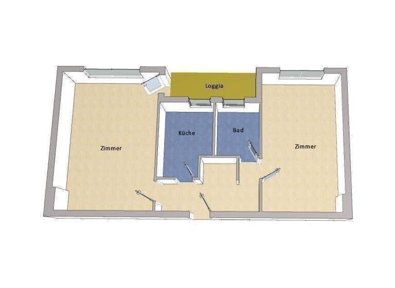 Wohnung zum Kauf 259.000 € 2 Zimmer 60 m² Haselhorst Berlin 13599