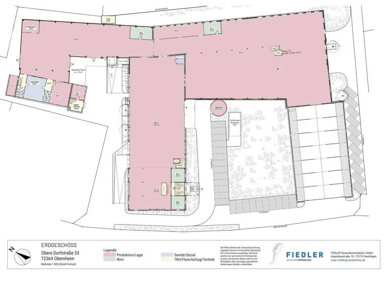 Lagerhalle zum Kauf provisionsfrei 6.927 m² Lagerfläche Obere Dorfstraße 53 Obernheim 72364