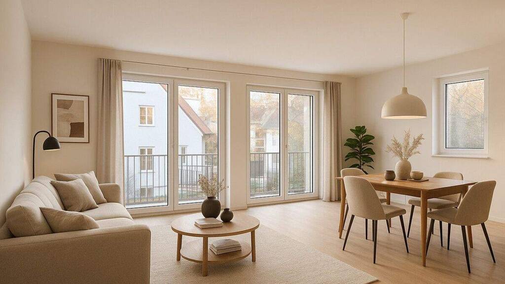 Wohnung zur Miete - Erstbezug 1.550 € 2 Zimmer 62,4 m² 1. Geschoss frei ab sofort Ernst-Haeckel-Straße 30 Allach-Untermenzing München - Allach 80999