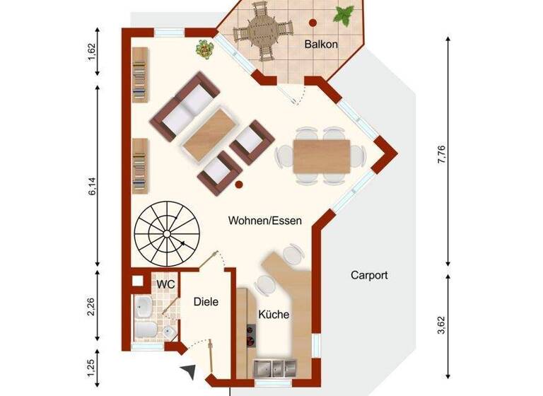 Doppelhaushälfte zum Kauf 339.000 € 3 Zimmer 134,8 m² 318 m² Grundstück Roßbach 53547