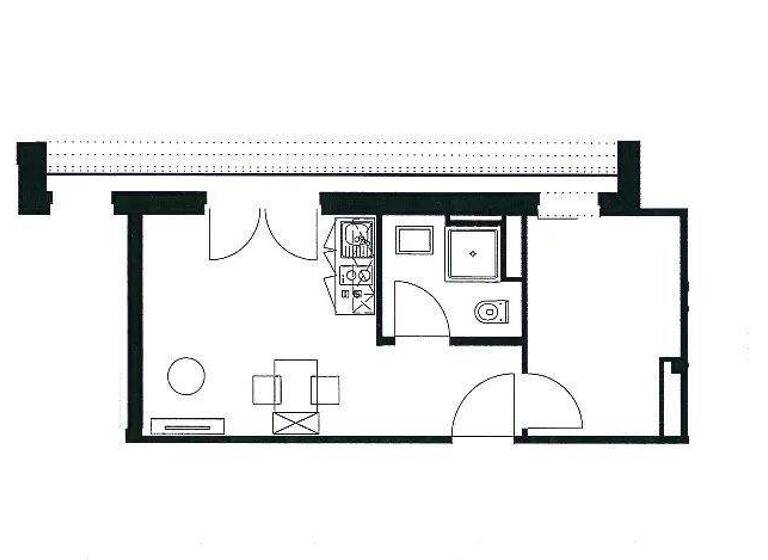 Wohnung zur Miete 841 € 1,5 Zimmer 40 m² 4. Geschoss frei ab 01.06.2026 Johann-Geismann-Straße Südstadt Fürth 90763