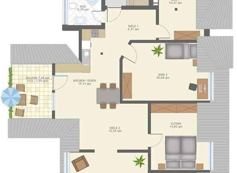 Wohnung zum Kauf 350.000 € 6,5 Zimmer 125 m² EG Teningen 79331