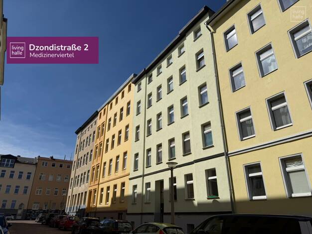 Mehrfamilienhaus zum Kauf 700.000 € 19 Zimmer 436 m² 265 m² Grundstück Dzondistraße 2 Innenstadt Halle 06112