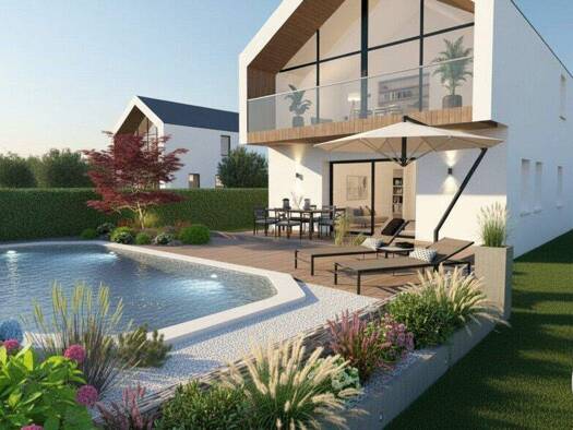 Einfamilienhaus zum Kauf - Erstbezug 410.000 € 4,5 Zimmer 120 m² 400 m² Grundstück Hohenzell 4921