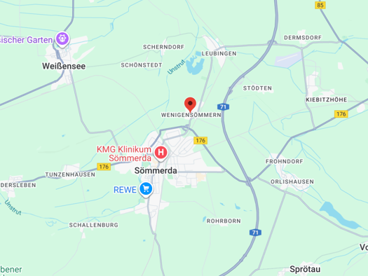 Grundstück zum Kauf 69.000 € 808 m² Grundstück Wenigensömmern Sömmerda 99610