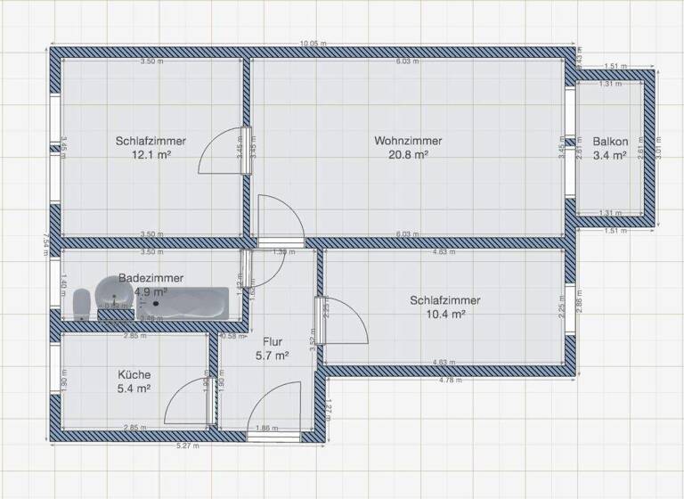 Wohnung zum Kauf 140.000 € 3 Zimmer 59 m² Zwenkau 04442