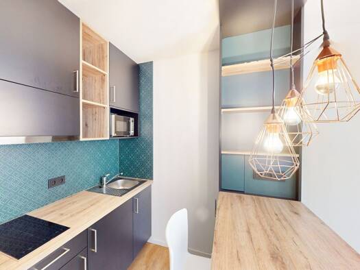 Wohnung zur Miete 769 € 1 Zimmer 24,3 m² 4. Geschoss Lyoner Straße Schwanheim Frankfurt am Main 60528