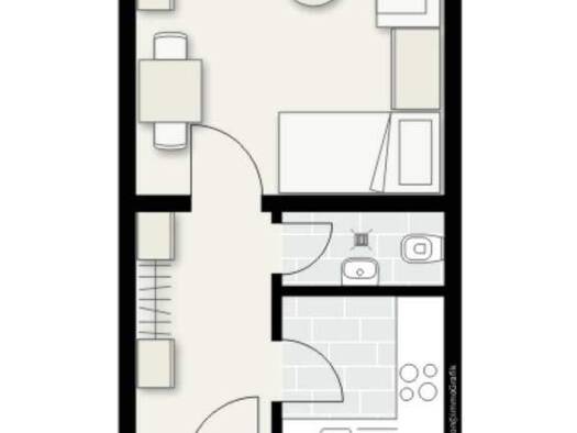 Wohnung zur Miete 280 € 1 Zimmer 26,2 m² 1. Geschoss Wilhelmstraße 42 Güglingen 74363