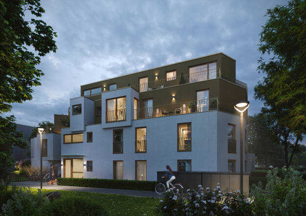 Wohnung zum Kauf - Neubau provisionsfrei 862.000 € 3 Zimmer 83 m² 2. Geschoss frei ab sofort Gaggenaystr. 22 Moosach München 80992