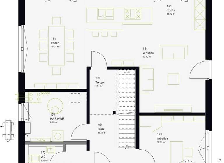 Haus zum Kauf 852.919 € 5 Zimmer 182 m² 500 m² Grundstück Innenstadt Braunschweig 38100