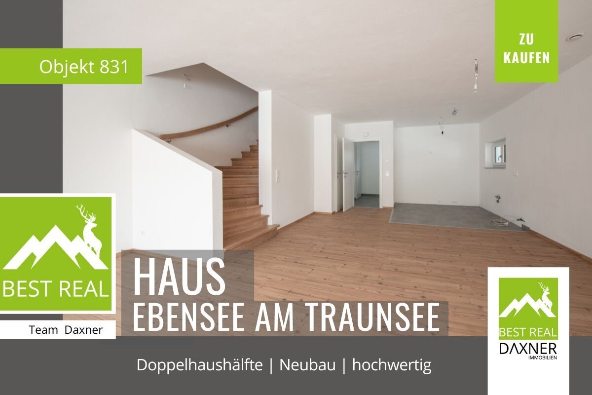 Doppelhaushälfte zum Kauf 489.000 € 4 Zimmer 114 m²<br/>Wohnfläche 345 m²<br/>Grundstück Ebensee 4802