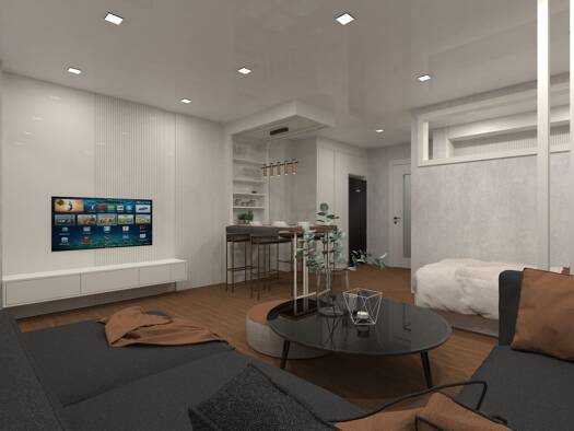 Wohnung zur Miete 1.990 € 1 Zimmer 46,4 m² Geschoss 2/6 frei ab 01.01.2026 Mühlenstraße 62 Pankow Berlin 13187