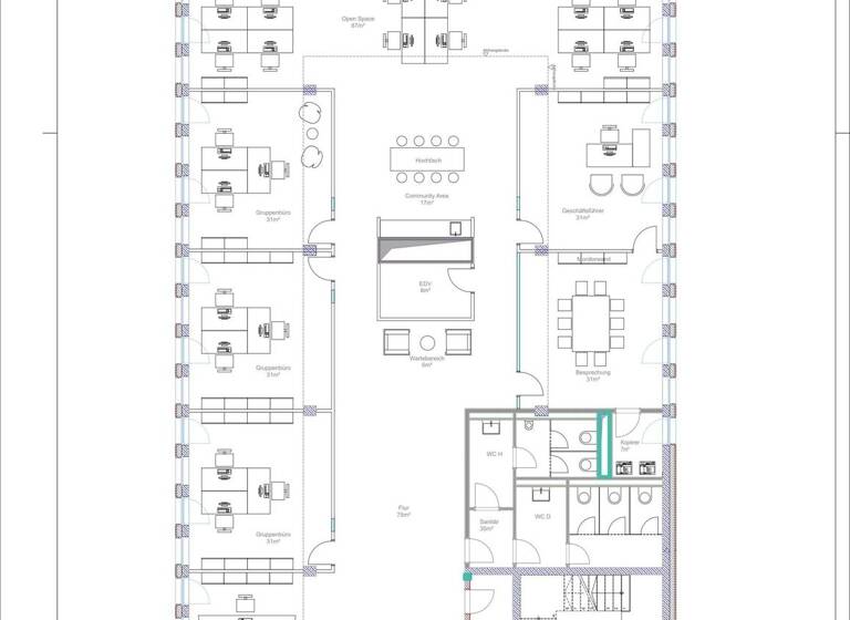 Bürogebäude zur Miete provisionsfrei 16 € 1 Zimmer 478,5 m² Bürofläche Am Flughafen 13 Kienberg Schönefeld 12529